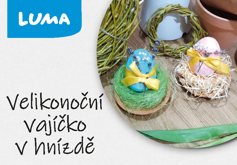 VELIKONOČNÍ VAJÍČKO V HNÍZDĚ