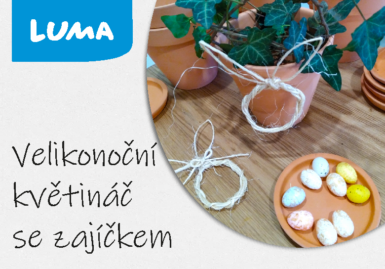 VELIKONOČNÍ OZDOBA NA KVĚTINÁČ