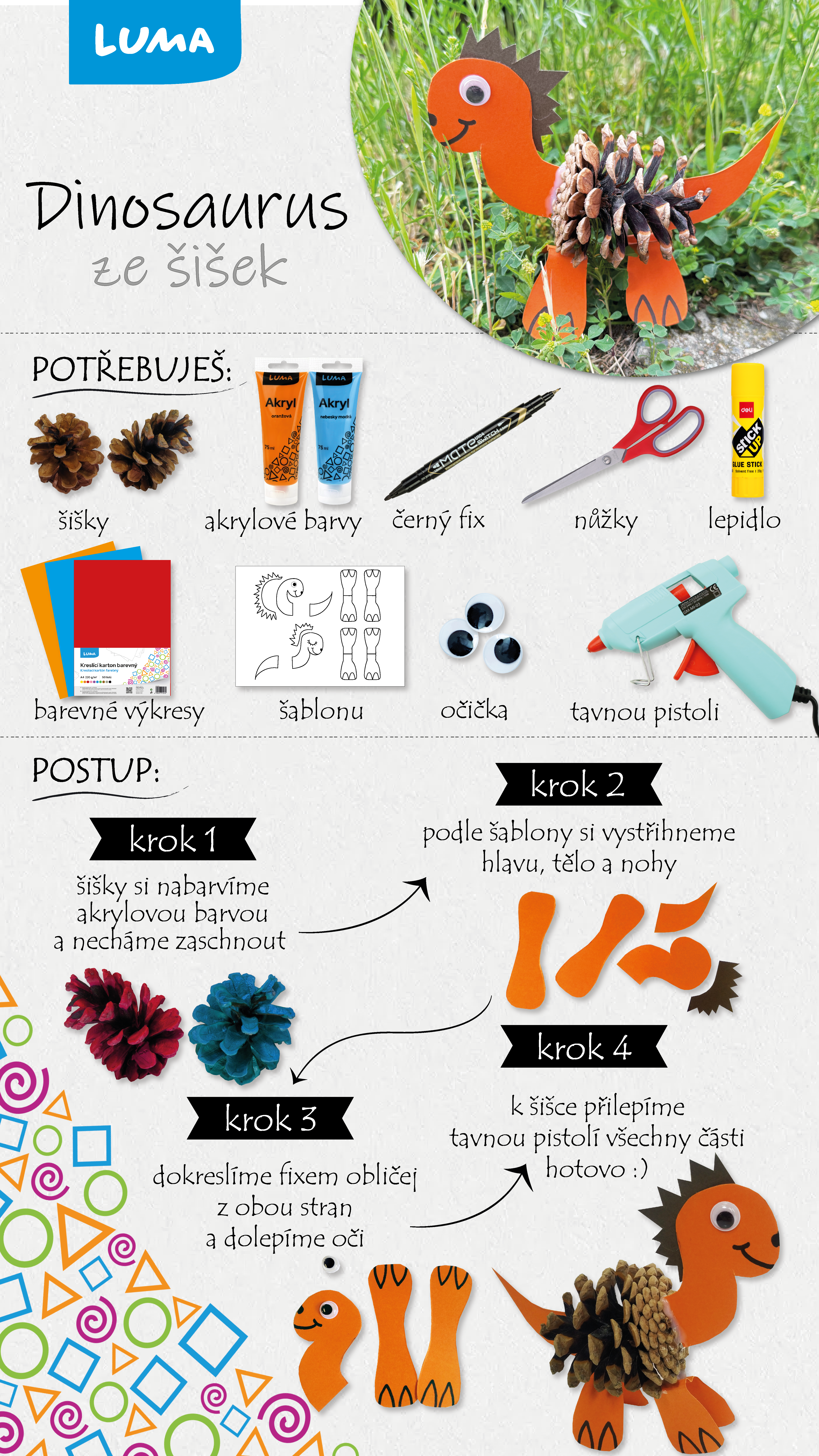 Dinosaurus ze šišek