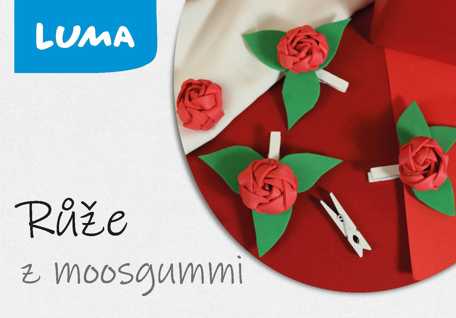 VALENTÝNSKÁ RŮŽE Z MOOSGUMMI